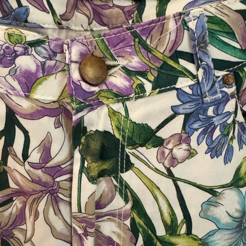 ZARA Floral Print Pants